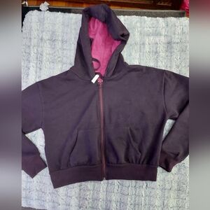 Nwt Zella Dark Purple Zip Up Hoodie Small